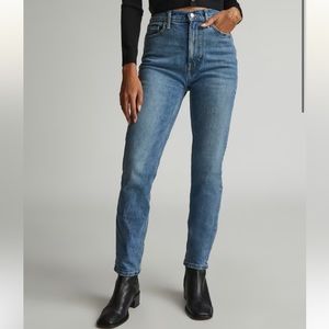 WORN ONCE | EVERLANE | ORIGINAL CHEEKY JEAN | 27 Regular | Worn-in Mid Blue